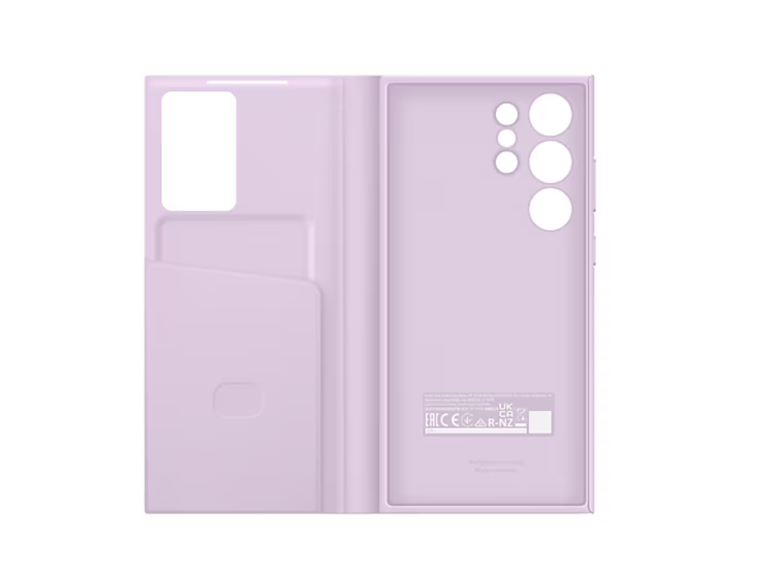 Buy Samsung Galaxy S23 Ultra Smart View Wallet Case - Lavender in Qatar Buy Samsung Galaxy S23 Ultra Smart View Wallet Case - Lavender in Qatar